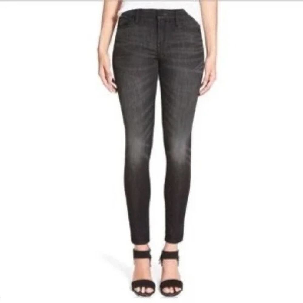 Treasure & Bond Women's Charity Skinny High Rise Jeans Black Wash Stretch NWT
